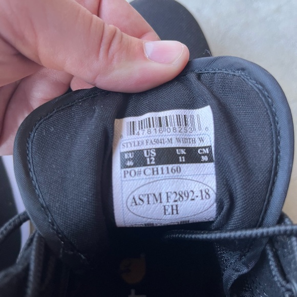 Carhartt Black Men's Boots - Picture 5 of 8